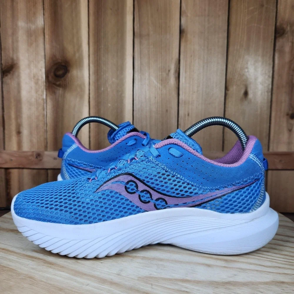 Saucony Kinvara 14 Shoes Womens 8 Blue Mesh Running Sneakers S10823-31 - Picture 6 of 9